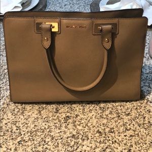 Michael Kors Dune Colored Leather Satchel